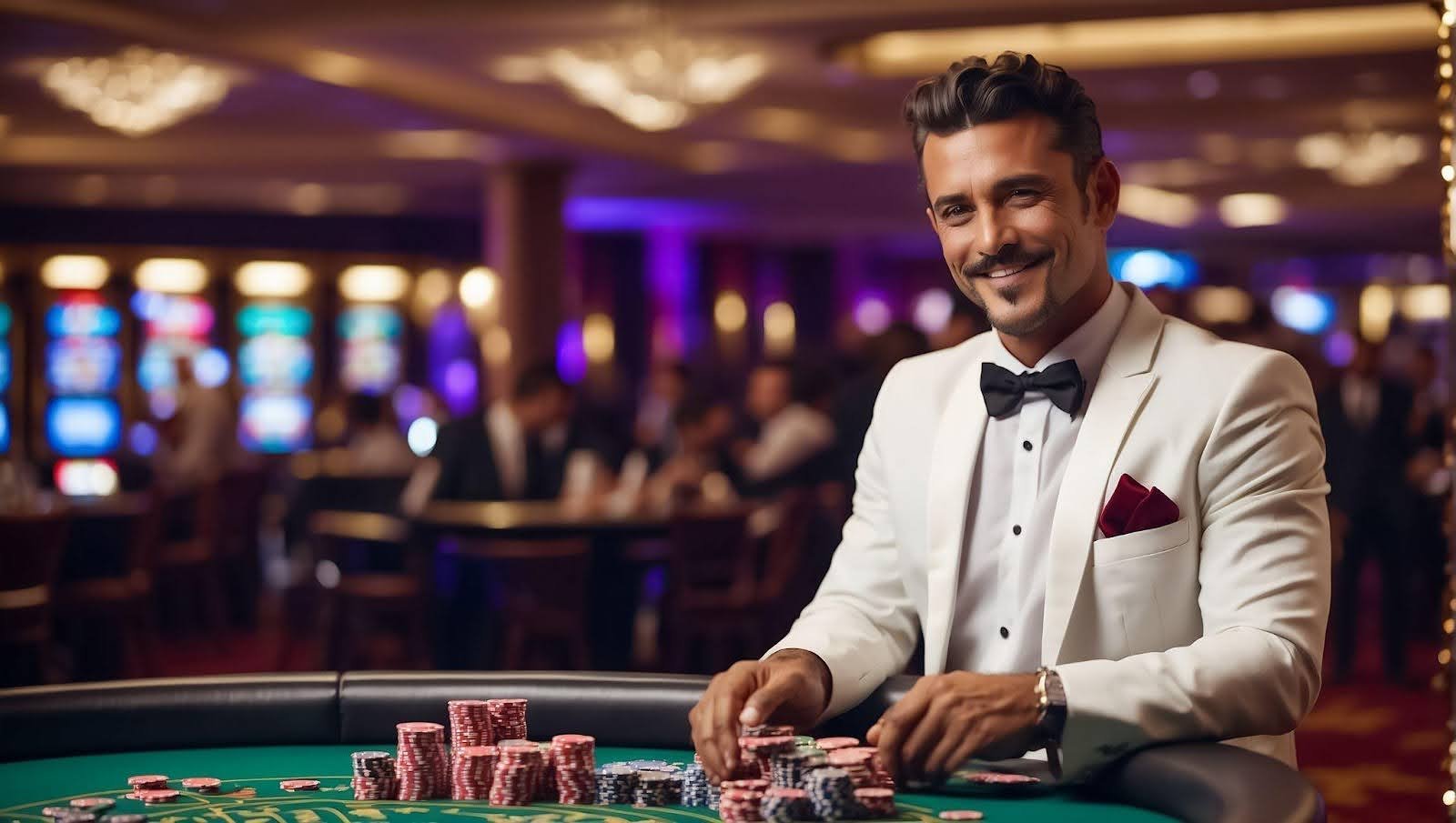 Antarmuka taruhan VIP Roulette menampilkan papan roulette, pilihan taruhan, dan riwayat putaran